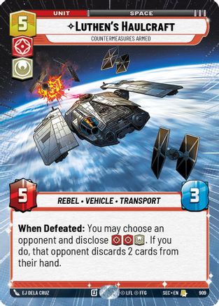 Luthen's Haulcraft - Countermeasures Armed (Hyperspace Foil) [SEC - 909]