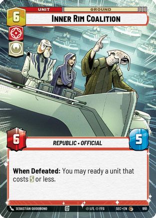 Inner Rim Coalition (Hyperspace Foil) [SEC - 910]