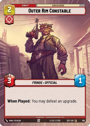 Outer Rim Constable (Hyperspace Foil) [SEC - 919]