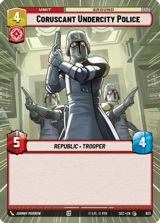 Coruscant Undercity Police (Hyperspace Foil) [SEC - 923]