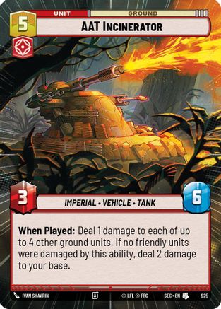 AAT Incinerator (Hyperspace Foil) [SEC - 925]