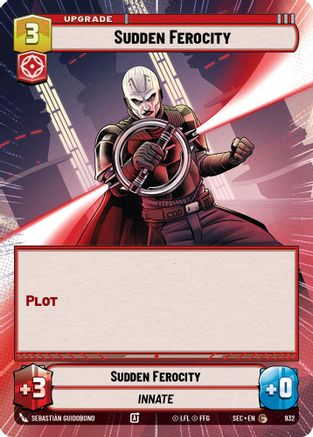 Sudden Ferocity (Hyperspace Foil) [SEC - 932]