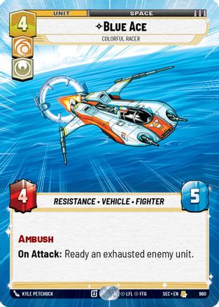Blue Ace - Colorful Racer (Hyperspace Foil) [SEC - 960]