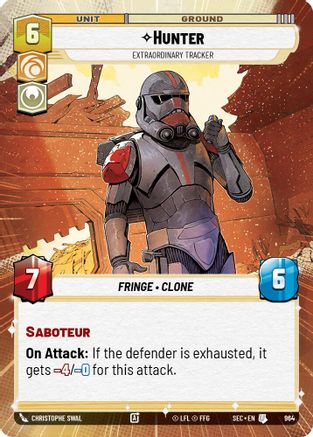 Hunter - Extraordinary Tracker (Hyperspace Foil) [SEC - 964]