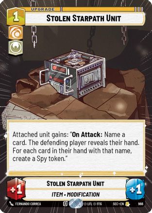 Stolen Starpath Unit (Hyperspace Foil) [SEC - 966]