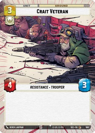 Crait Veteran (Hyperspace Foil) [SEC - 1007]