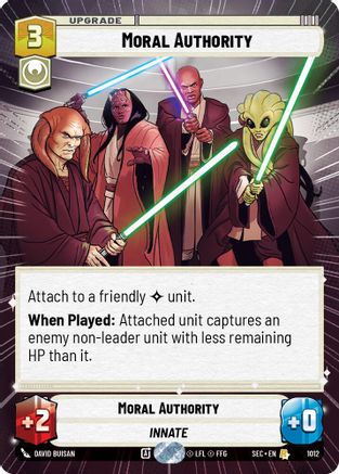 Moral Authority (Hyperspace Foil) [SEC - 1012]