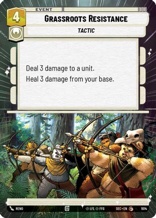 Grassroots Resistance (Hyperspace Foil) [SEC - 1014]