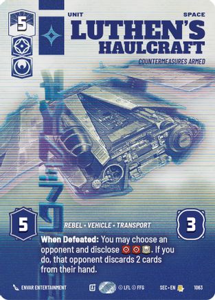 Luthen's Haulcraft - Countermeasures Armed (Prestige) [SEC - 1063]