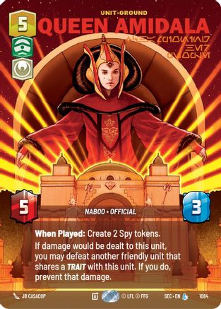 Queen Amidala - Championing Her People (Prestige Foil) [SEC - 1084]