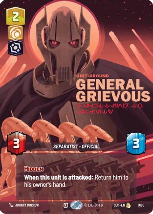 General Grievous - Scuttling to Safety (Prestige Foil) [SEC - 1095]
