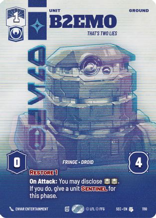 B2EMO - That's Two Lies (Prestige Foil) [SEC - 1110]