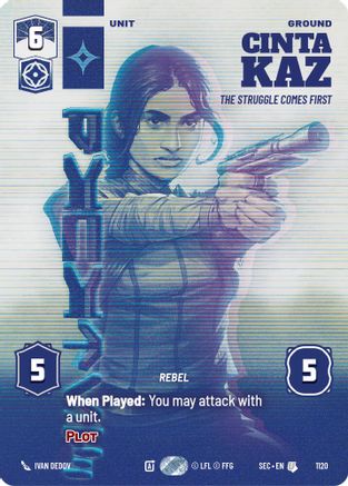 Cinta Kaz - The Struggle Comes First (Prestige Foil) [SEC - 1120]