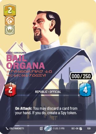 Bail Organa - Responding to Catastrophe (Serialized) [SEC - 1129]