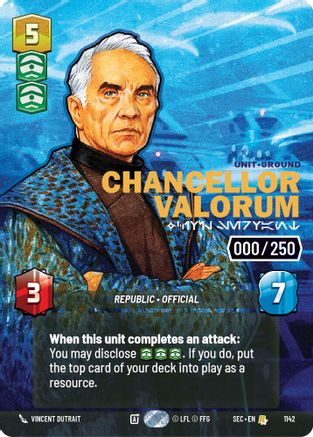 Chancellor Valorum - Civil Servant (Serialized) [SEC - 1142]