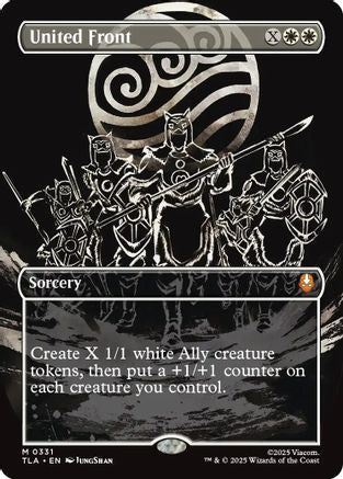 United Front (Borderless) (TLA-331) - Avatar: The Last Airbender Foil