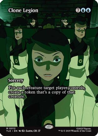 Clone Legion (Borderless) (TLE-012) - Avatar: The Last Airbender: Eternal-Legal