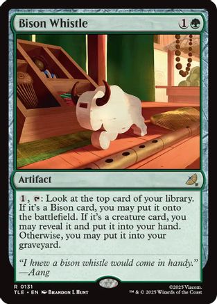 Bison Whistle (TLE-131) - Avatar: The Last Airbender: Eternal-Legal