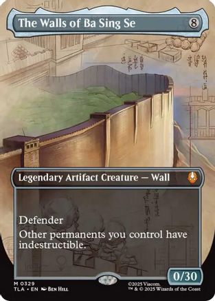 The Walls of Ba Sing Se (Borderless) (TLA-329) - Avatar: The Last Airbender