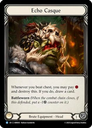 Echo Casque (ARR003) - Armory Deck: Rhinar Rainbow Foil