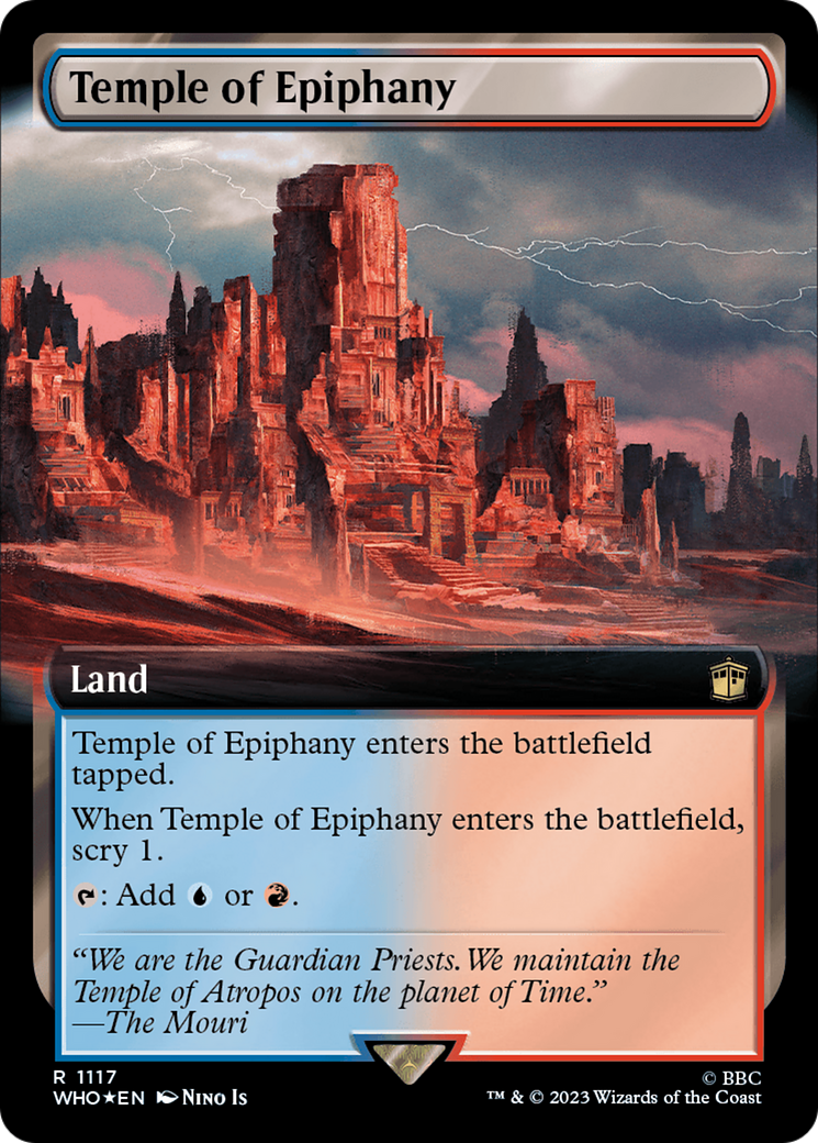 Temple of Epiphany (Extended Art) (Surge Foil) [WHO - 1117]