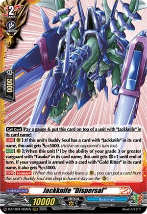 Jackknife "Dispersal" (DZ-TB01/004EN) - DZ-TB01: Future Card Buddyfight