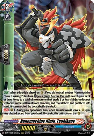 Nanomachine Ninja, Tsukikage (DZ-TB01/013EN) - DZ-TB01: Future Card Buddyfight