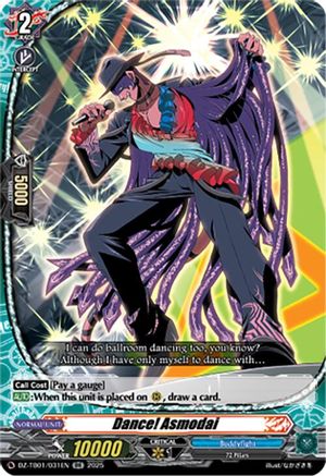 Dance! Asmodai (DZ-TB01/031EN) - DZ-TB01: Future Card Buddyfight