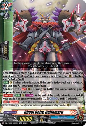 Ghoul Deity, Gojinmaru (DZ-TB01/036EN) - DZ-TB01: Future Card Buddyfight