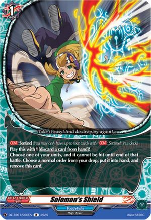 Solomon's Shield (DZ-TB01/060EN) - DZ-TB01: Future Card Buddyfight