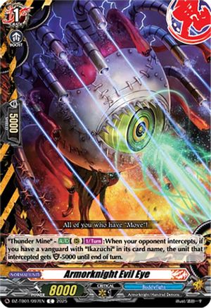Armorknight Evil Eye (DZ-TB01/097EN) - DZ-TB01: Future Card Buddyfight