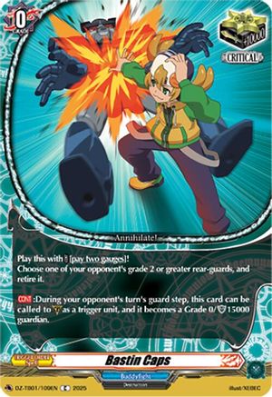 Bastin Caps (DZ-TB01/109EN) - DZ-TB01: Future Card Buddyfight