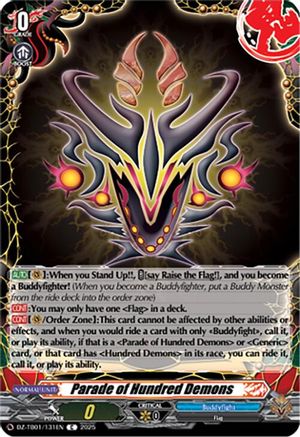 Parade of Hundred Demons (DZ-TB01/131EN) - DZ-TB01: Future Card Buddyfight