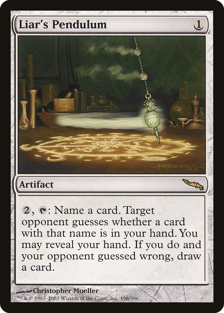 Liar's Pendulum [MRD - 196]