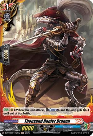 Thousand Rapier Dragon (H) (DZ-TB01/H12EN) - DZ-TB01: Future Card Buddyfight