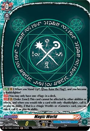 Magic World (H) (DZ-TB01/H42EN) - DZ-TB01: Future Card Buddyfight