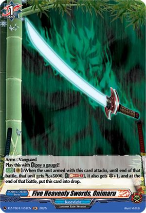 Five Heavenly Swords, Onimaru (H) (DZ-TB01/H57EN) - DZ-TB01: Future Card Buddyfight