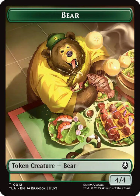 Bear // Food (0020) Double-Sided Token
