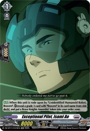 Exceptional Pilot, Isami Ao (DZ-BT11/EX19EN) - DZ-BT11: Symphony of Might & Bloom