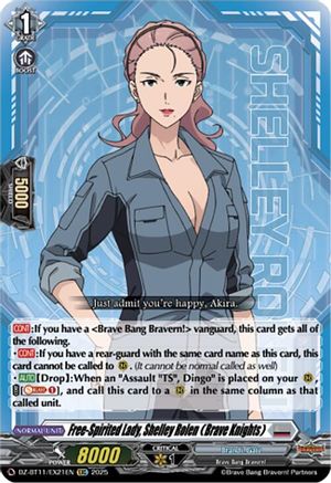 Free-Spirited Lady, Shelley Rolen (Brave Knights) (DZ-BT11/EX21EN) - DZ-BT11: Symphony of Might & Bloom