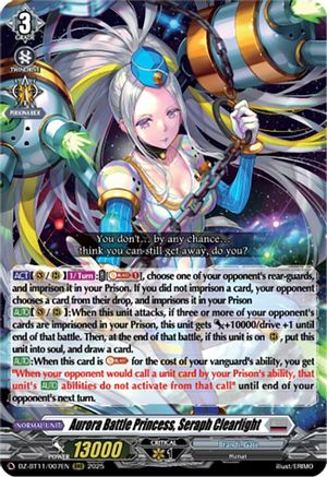 Aurora Battle Princess, Seraph Clearlight [DZ-BT11 - DZ-BT11/007EN]