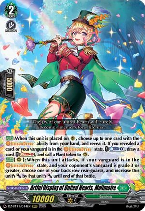 Artful Display of United Hearts, Mollmoire [DZ-BT11 - DZ-BT11/014EN]