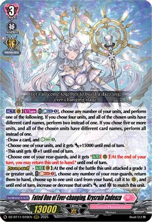 Fated One of Ever-changing, Krysrain Cadenza (DZ-BT11/016EN) - DZ-BT11: Symphony of Might & Bloom