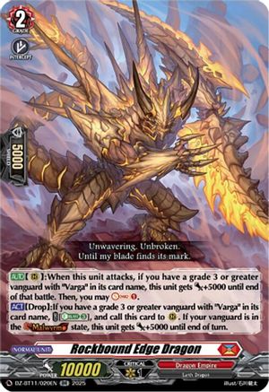 Rockbound Edge Dragon [DZ-BT11 - DZ-BT11/020EN]