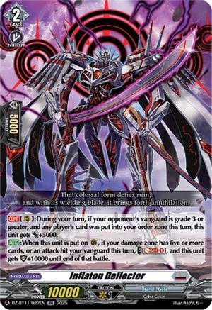 Inflaton Deflector (DZ-BT11/027EN) - DZ-BT11: Symphony of Might & Bloom