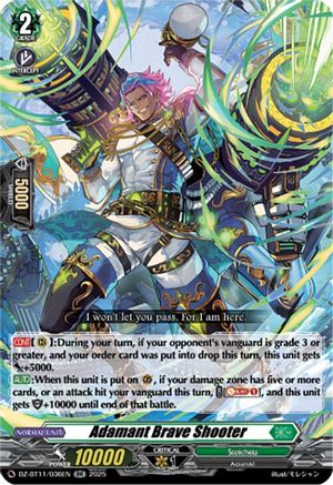Adamant Brave Shooter (DZ-BT11/036EN) - DZ-BT11: Symphony of Might & Bloom