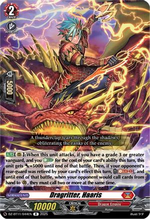 Dragritter, Haaris (DZ-BT11/044EN) - DZ-BT11: Symphony of Might & Bloom