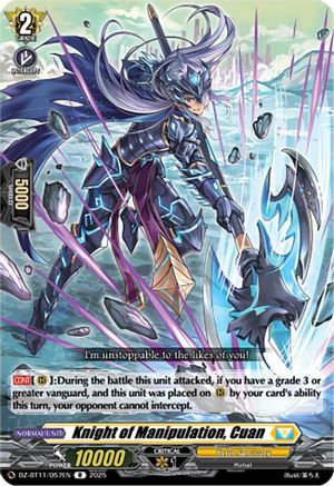 Knight of Manipulation, Cuan (DZ-BT11/057EN) - DZ-BT11: Symphony of Might & Bloom