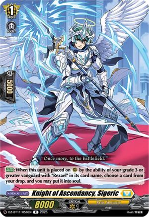 Knight of Ascendancy, Sigeric (DZ-BT11/058EN) - DZ-BT11: Symphony of Might & Bloom