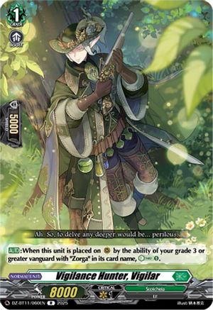 Vigilance Hunter, Vigilar (DZ-BT11/060EN) - DZ-BT11: Symphony of Might & Bloom